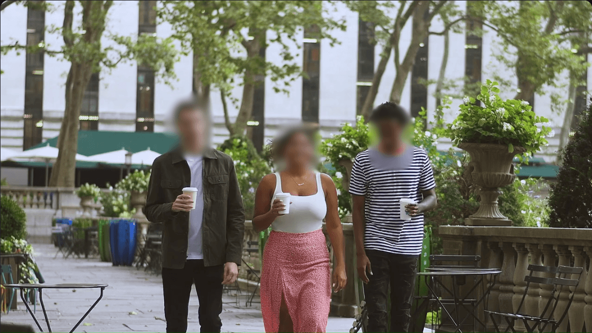 Example video with personal details obscured