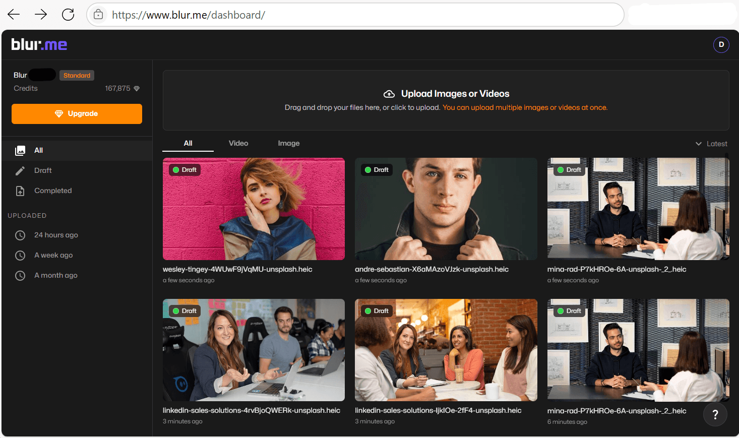 Cómo usar el convertidor de fotos HD gratuito de BlurMe para subir y convertir imágenes en línea sin perder calidad